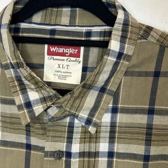 Men's Wrangler Button down XL - Picture 2 of 4